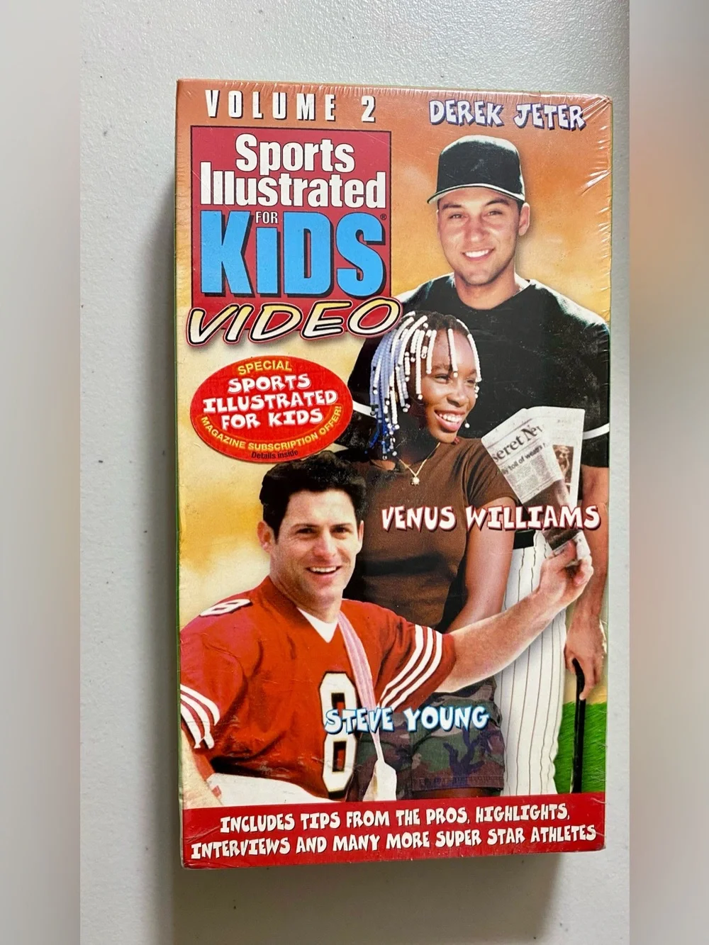 Sealed Sports Illustrated VHS For Kids Vol 2 (1998) BNIB Venus Williams, Derek